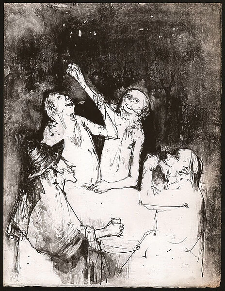 Ballad and prayer (Illustration, circa 1930)