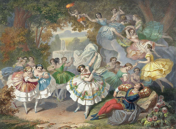 A Ballet at the Opera, by French artist Pierre-Auguste Belin