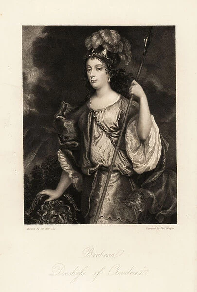 Barbara Palmer, 1st Duchess of Cleveland, Countess of Castlemaine, formerly Barbara Villiers, notorious mistress to King Charles II, 1640-1709