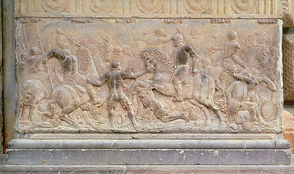 Bas relief panel (marble)