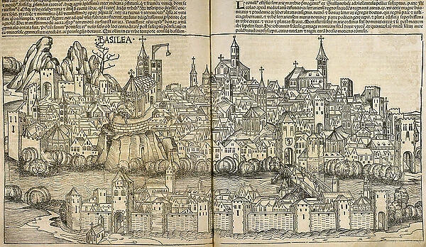 Basel, Switzerland, Liber Chronicarum (engraving)