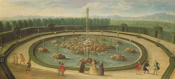 The Basin of Enceladus at Versailles, early eighteenth century (oil on canvas)