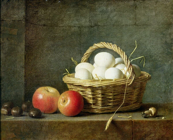 The Basket of Eggs, 1788 (oil on canvas)