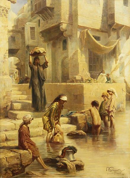 The Bathers, 1896 (oil on canvas)