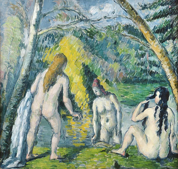 The Three Bathers, c. 1879-82 (oil on canvas)