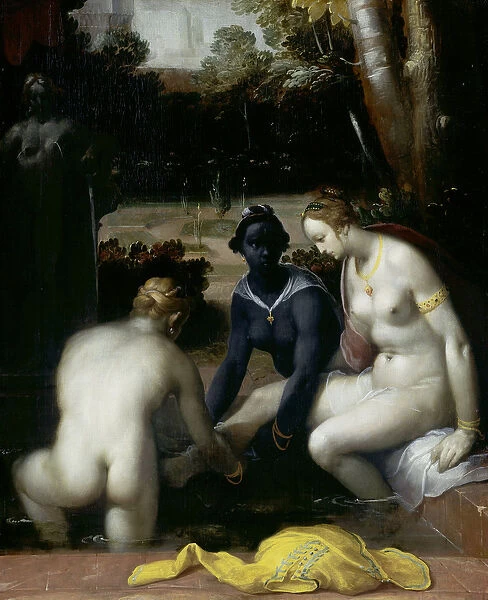 Bathsheba at her Toilet, 1594 (oil on canvas)