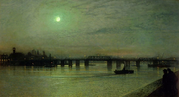 Battersea Bridge, 1885 (oil on canvas)