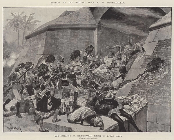 Battles of the British Army, Seringapatam (engraving)