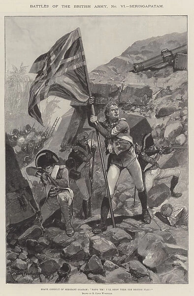 Battles of the British Army, Seringapatam (engraving)