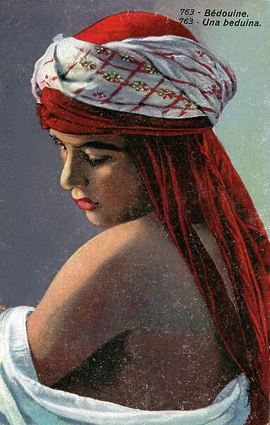 A Bedouin girl, circa 1890