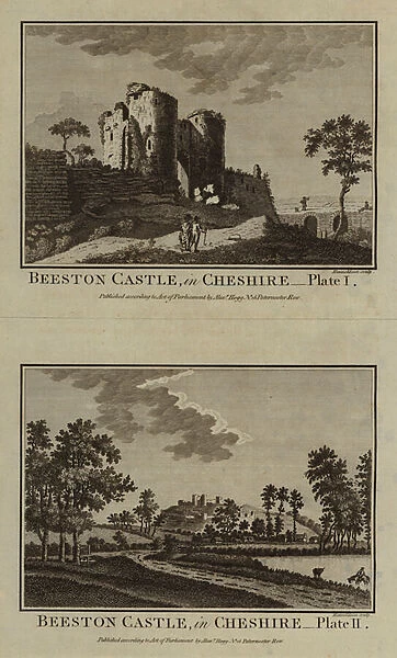 Beeston Castle, in Cheshire (engraving)