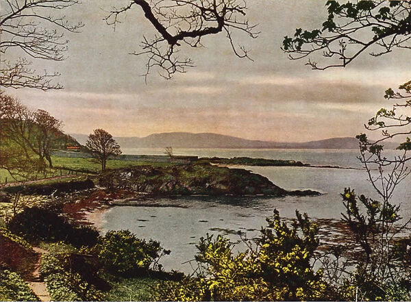 Belfast Lough, from Rockport, County Down (colour photo)