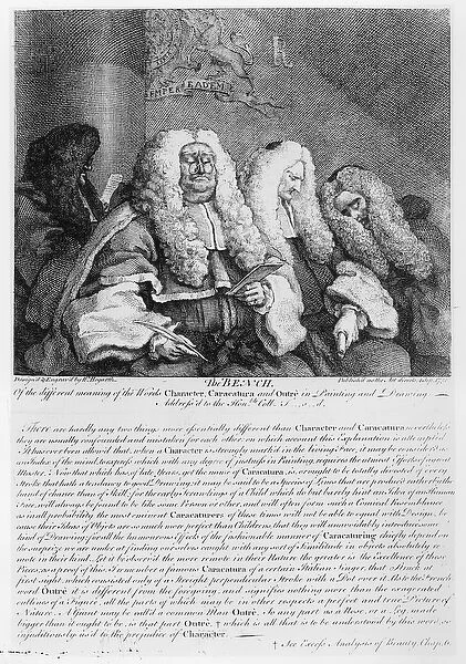 The Bench, 1758 (engraving)
