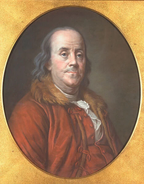 Benjamin Franklin, 1778 (pastel on paper)