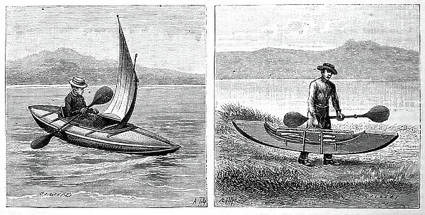 The Berthon Folding Canoe, 1850