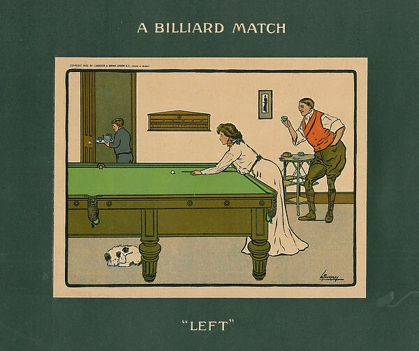 A Billiard Match - Left