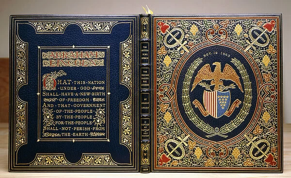 Binding of the book The Gettysberg Speech and The Second Inaugural Address