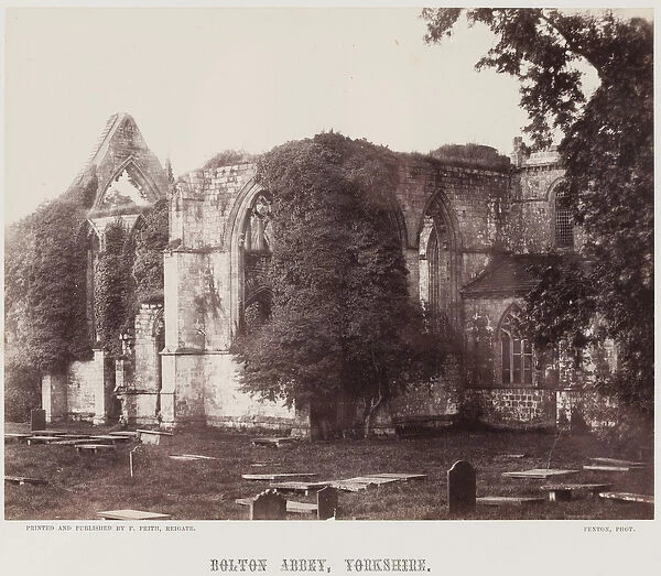 Bolton Abbey, Yorkshire, c. 1857 (albumen print)