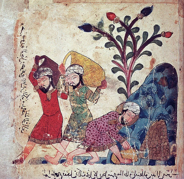 The book of Kalila wa Dimna, miniature, 14th century
