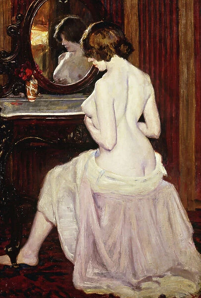 The Boudoir, 1896 (oil on canvas)