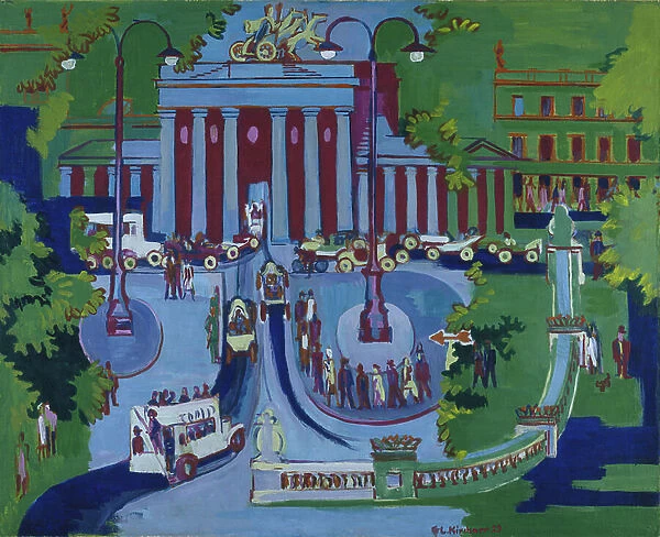 Brandenburg Gate, 1929 (oil on canvas)