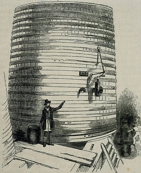 Brewer's Vat, 1841 (engraving)