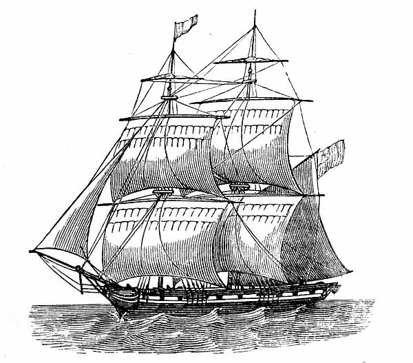 A brig, 1850