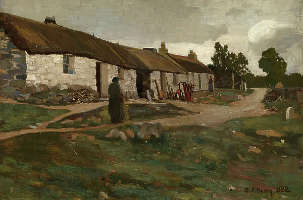 Brig O'Turk, 1882 (oil on panel)
