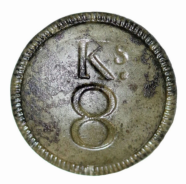 British Button of the 8th Regiment of Foot