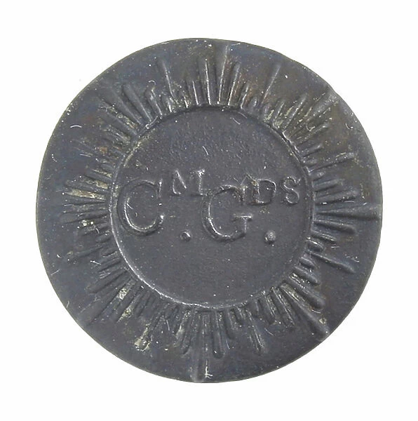 British Coldstream Guards enlisted man's button