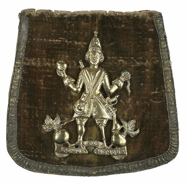 British Grenadier's Cartridge Pouch from the Reign of Queen Anne (1702-1714)h