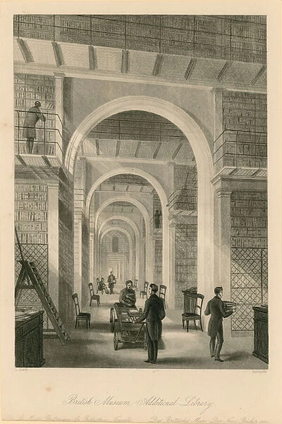 British Museum, Additional Library (engraving)