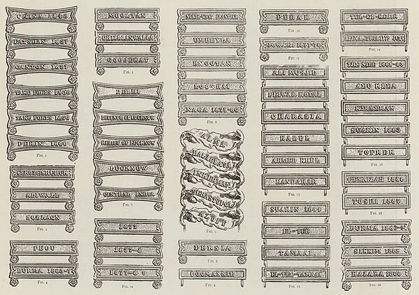 British Naval and Military Medals (engraving)