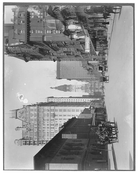 Broad Street North to City Hall, Philadelphia, c. 1900 (b  /  w photo)