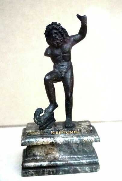 Bronze figure of the God Neptune
