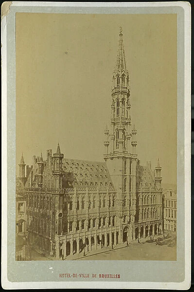 Brussels: City Hall, 1885