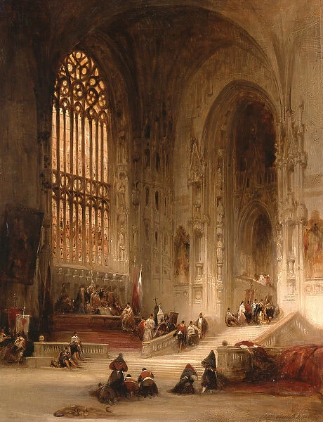 Burgos Cathedral, 1838 (oil on panel)