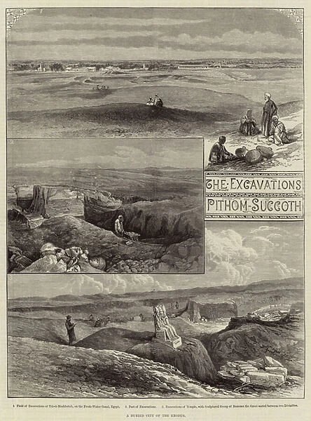 A Buried City of the Exodus (engraving)