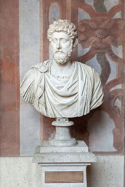 Bust of Marcus Aurelius (marble)