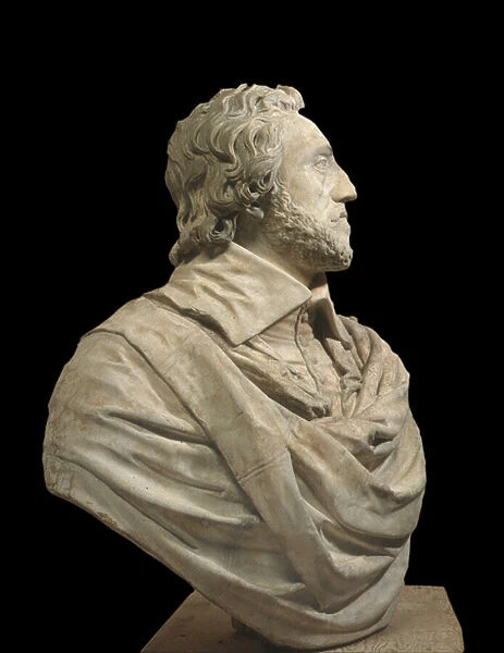 Bust portrait of Thomas Howard, Earl of Arundel (Carrara marble)
