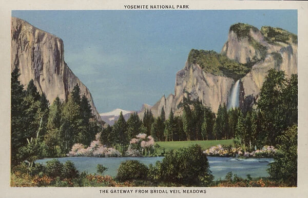 California: Yosemite National Park, the gateway from Bridal Veil Meadows (photo)