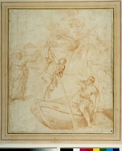 The Calling of St. Peter (pencil on paper)