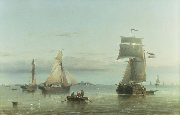 Calm on the Humber, 1864