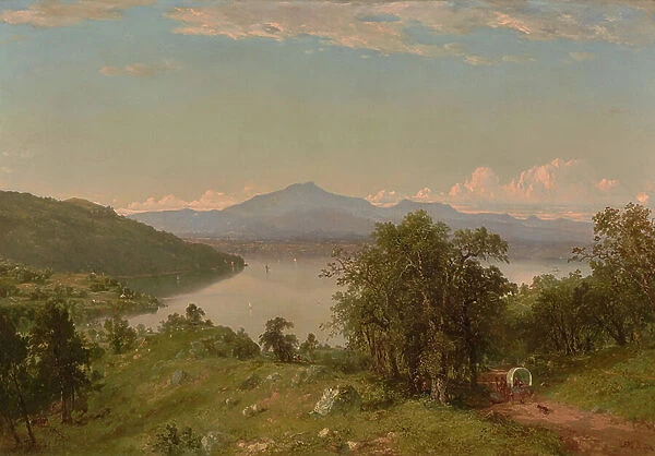 Camel's Hump from the Western Shore of Lake Champlain 1852 (Oil on canvas)