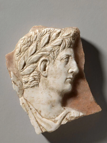 Cameo with Portrait of the Emperor Augustus, 14-37 (travertine)