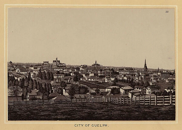 Canada: City of Guelph (litho)