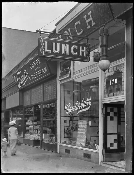 Canterbury Lunch sign at 202 (or 178) E. 125th Street, New York City, May 2