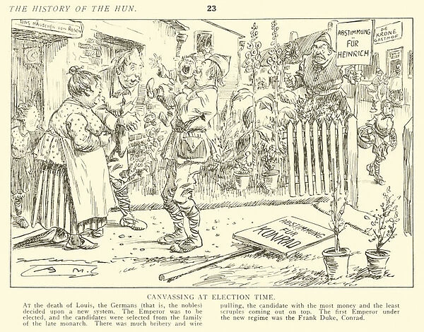 Canvassing at Election Time (engraving)