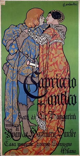 Capriccio antico, 1906 (poster)