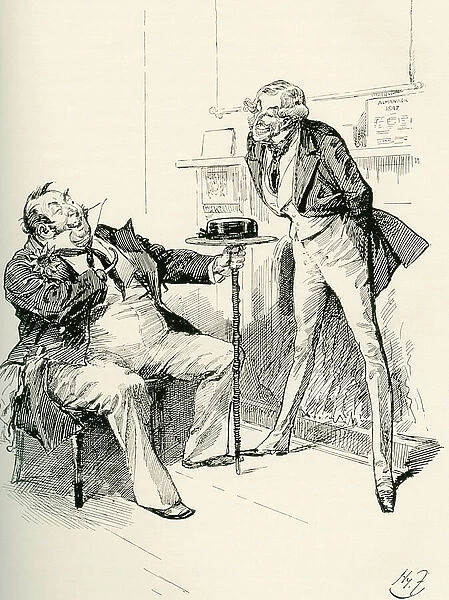 Captain Cuttle and Mr. Carker. 'What do you think now, Captain Cuttle, ' returned Carker, gathering up his skirts and settling himself. ' You are a practical man; what do you think?'